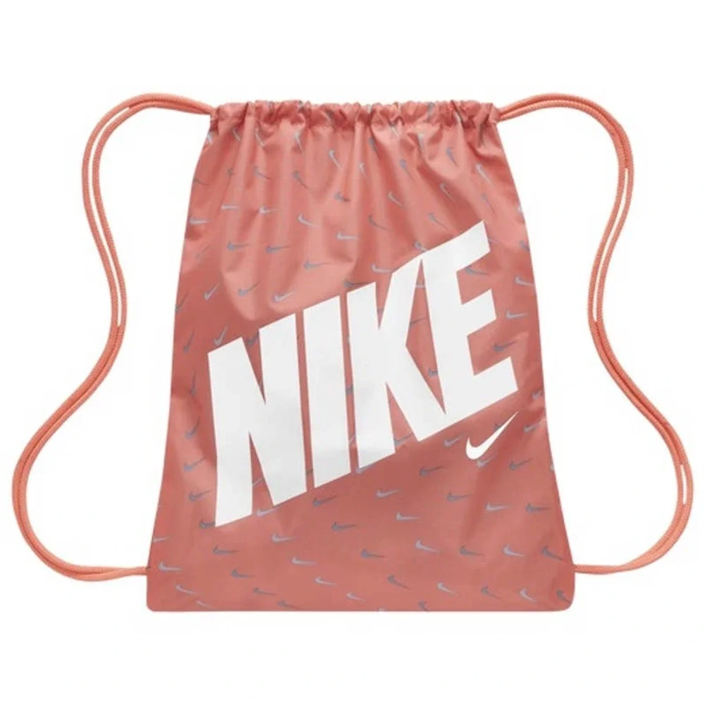 Nike Swoosh Drawstring Bag Pink NEW!! - Picture 1 of 3
